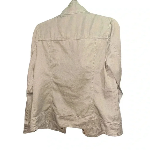 Sashimi Army Olive Green Khaki Military Field Style Jacket Sz L - Picture 2 of 3